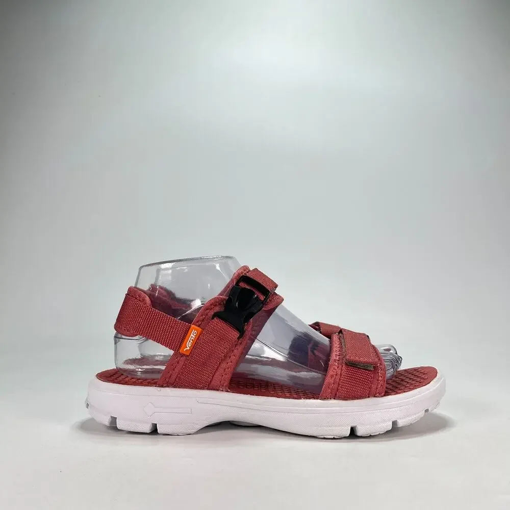 Vento Terracotta Red Athletic Strappy Outdoor Water Hiking Sandals Youth Size 6